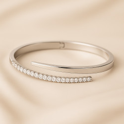 Bracelet “Line of Light” – 925 Sterling Silver, Rhodium / Yellow Gold / Rose Gold, Zircon