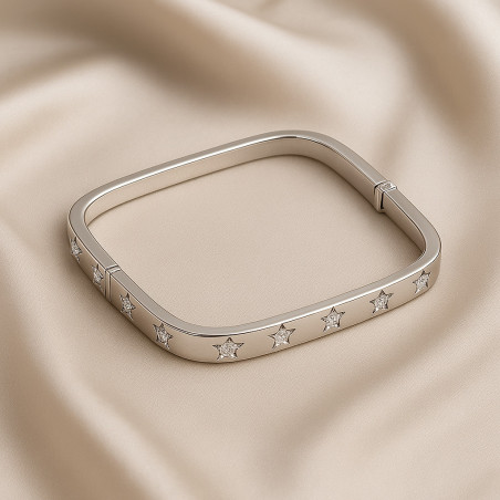 Bracelet “Starry Night” – 925 Sterling Silver, Rhodium Plated, Zircon