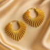 Golden Rays – 14K Gold Plated Earrings | Hypoallergenic | Elegant Design