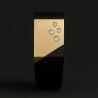 "Domino" Men’s Ring – Titanium, Steel & Cubic Zirconia
