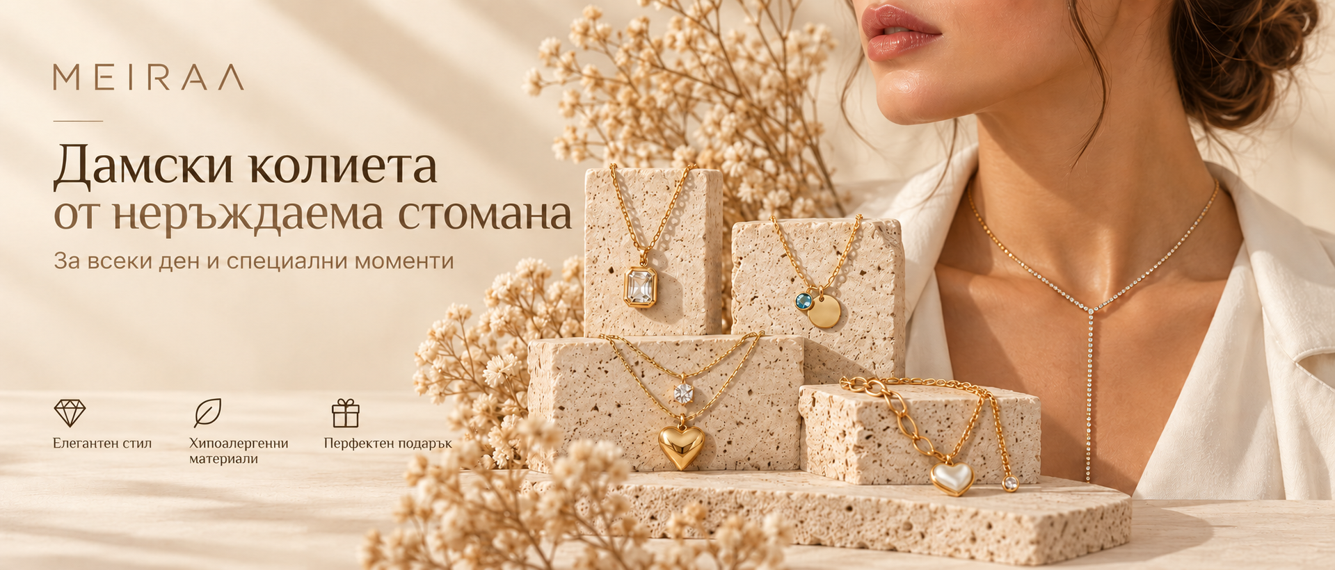 Дамски колиета от неръждаема стомана